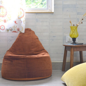 Cotton Rib Velvet Chair Bean Bag  PAS International  Home textile